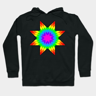 Star Quilt Pattern Hoodie